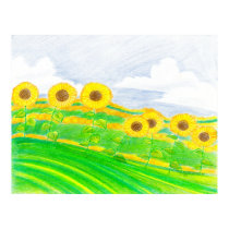 Field of Sunflowers Print