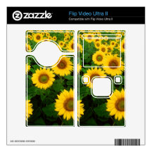 Field of Yellow Sunflowers Flowers Decals For Flip Ultra II
