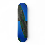 Field patterns in hill slope skate board deck