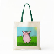 Field Pig Tote Bag
