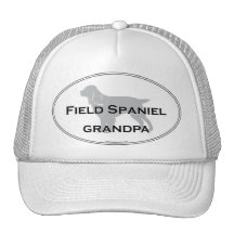 Field Spaniel Grandpa Trucker Hats