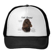Field Spaniel History Design Mesh Hats