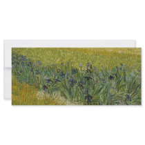 Field with Flowers near Arles, Vincent Van Gogh Rack Card
