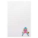 Fielder Girl Stationery Design