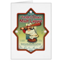 Fielder's Choice Malt Liquor cards