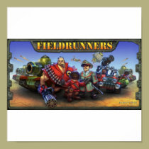 Fieldrunners Poster posters