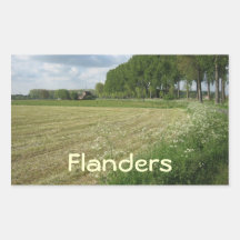 Fields of Flanders Rectangular Stickers