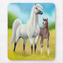 Fields of Gold Horses Mousepad by twopurringcats Fields of Gold Horses Mousepad