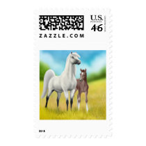 Fields of Gold Horses Postage