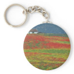 Fields of poppies near Cordoba, Andalusia fl Keychain