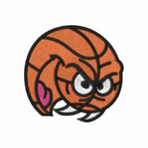 Fierce Angry Basketball embroidered shirts by silly_strings Fierce Angry Basketball embroidered shirts