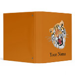 Fierce Growling Tiger Binder