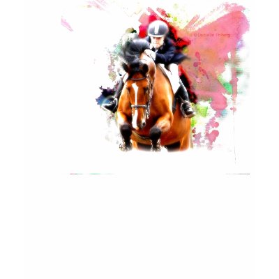 Fierce hunter jumper tshirt by EquitationEquestrian
