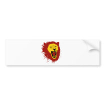 Fierce Lion bumper stickers