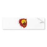Fierce Lion Bumper Sticker