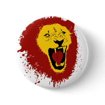 Fierce Lion buttons by towntees Fierce Lion buttons