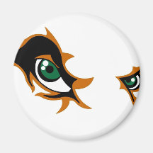 Fierce Lion Eyes Fridge Magnet