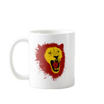 Fierce Lion mugs by towntees Fierce Lion mugs