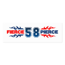 Fierce Pierce 58 Profile Card Business Card Templates