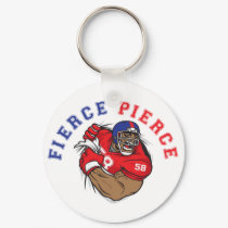 Fierce Pierce Keychain by antoniopierce58 Fierce Pierce Keychain