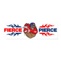 Fierce Pierce Poster posters by antoniopierce58 Fierce Pierce Poster posters