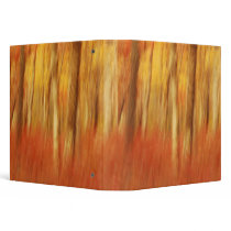 Fiery Autumn Abstract 1.5" Photo Album Binder