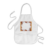 Fiery Burning Flames Border Aprons