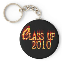 Fiery Class Of 2010 Keychain