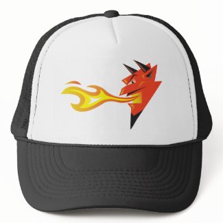 Fiery Devil's Head hat