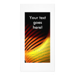Fiery Elegance Abstract Design Photo Greeting Card
