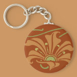 Fiery Flower Keychain