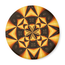 Fiery Flowers & Crosses magnets