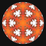 Fiery Goodness Kaleidoscope Mandala Stickers