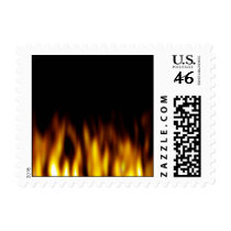 Fiery Hot Flames Backdrop Stamps