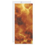 Fiery Inferno Explosion Textured Personalized Rack Card