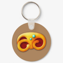 Fiery Maya Jaguar Claw Keychain by jamieco Fiery Maya Jaguar Claw Keychain