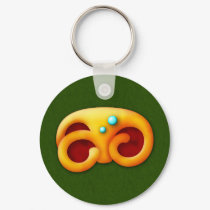 Fiery Maya Jaguar Claw Keychain by jamieco Fiery Maya Jaguar Claw Keychain