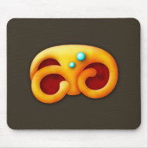 Fiery Maya Jaguar Claw Mousepad by jamieco Fiery Maya Jaguar Claw Mousepad