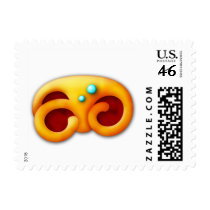 Fiery Maya Jaguar Claw Postage stamps