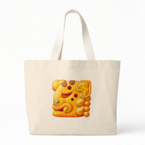 Fiery Maya Jaguar Head Bag