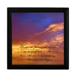 Fiery November Sky-with Quote Gift Boxes