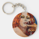 Fiery Red Key Chain
