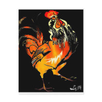 FIERY ROOSTER POSTCARDS