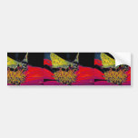 Fiery skipper butterfly on Mexican sunflower Bumper Sticker