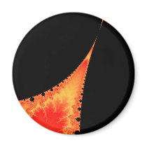 Fiery Stalagmite Magnet