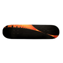 Fiery Stalagmite Skateboard