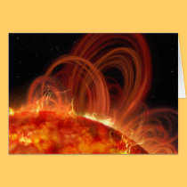 Fiery Sun Card