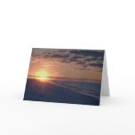 'Fiery Sunrise' Blank Greeting Card