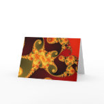 Fiery Tentacles Greetings Card