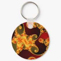 Fiery Tentacles Keychain by JamesOakley Fiery Tentacles Keychain